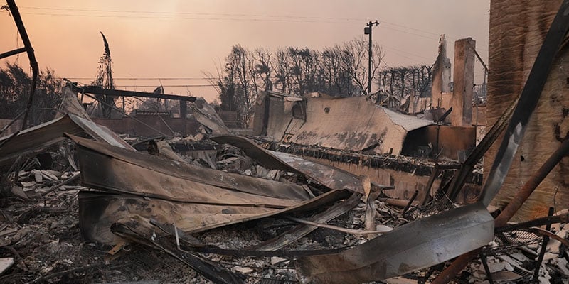 The potential impacts of the LA fires on California insurance market